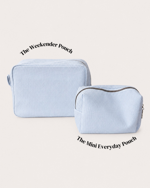 The Mini Everyday Pouch - Baby Blue