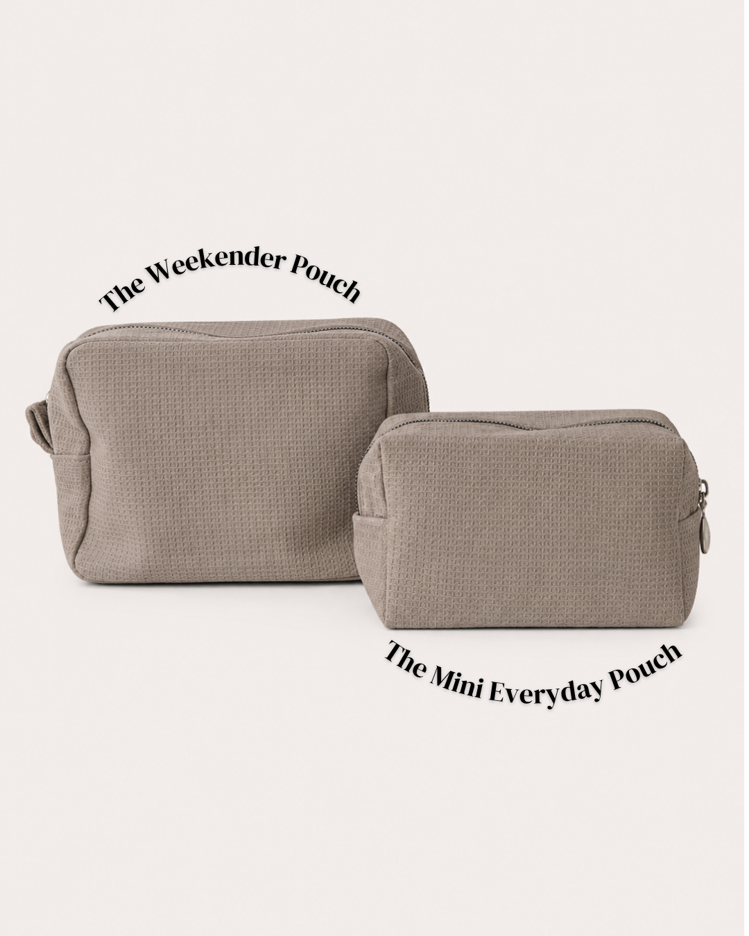The Weekender Pouch - Cloud Grey