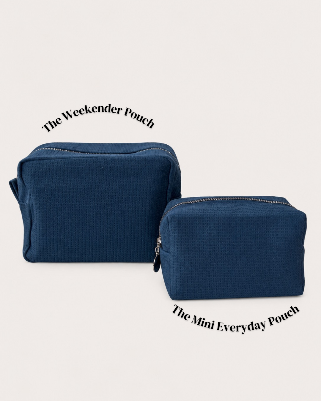 The Weekender Pouch - Navy Blue